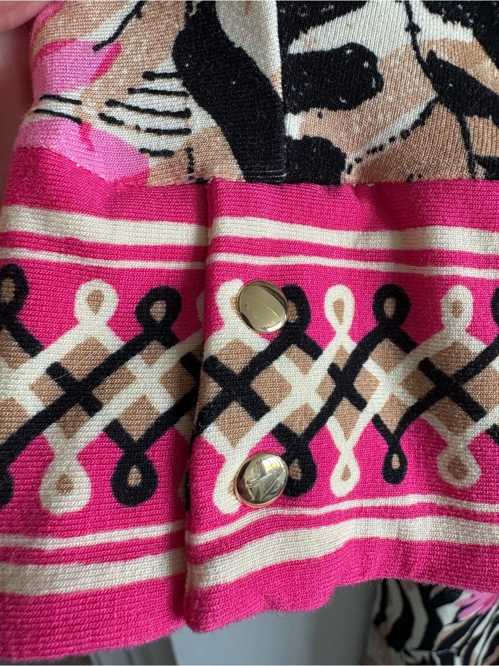 Lilly Pulitzer Multicolor Animal Print dress with Pink Accent Size Medium - Picture 9 of 12
